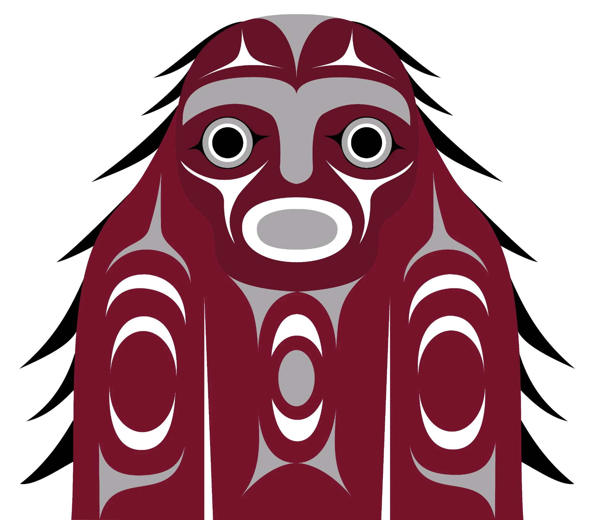 Coast Salish Sasquatch design