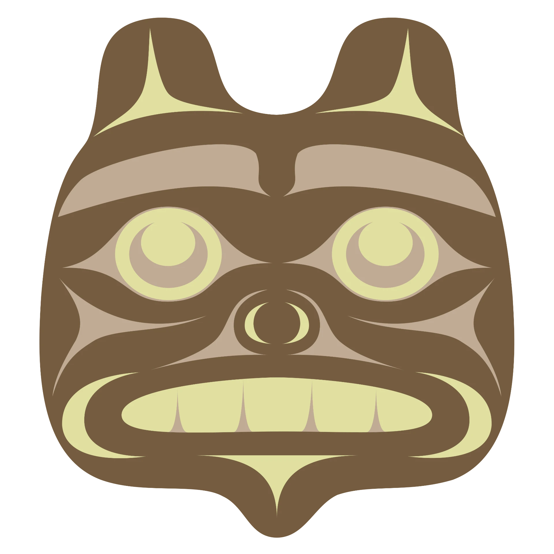 Coast Salish Bear design