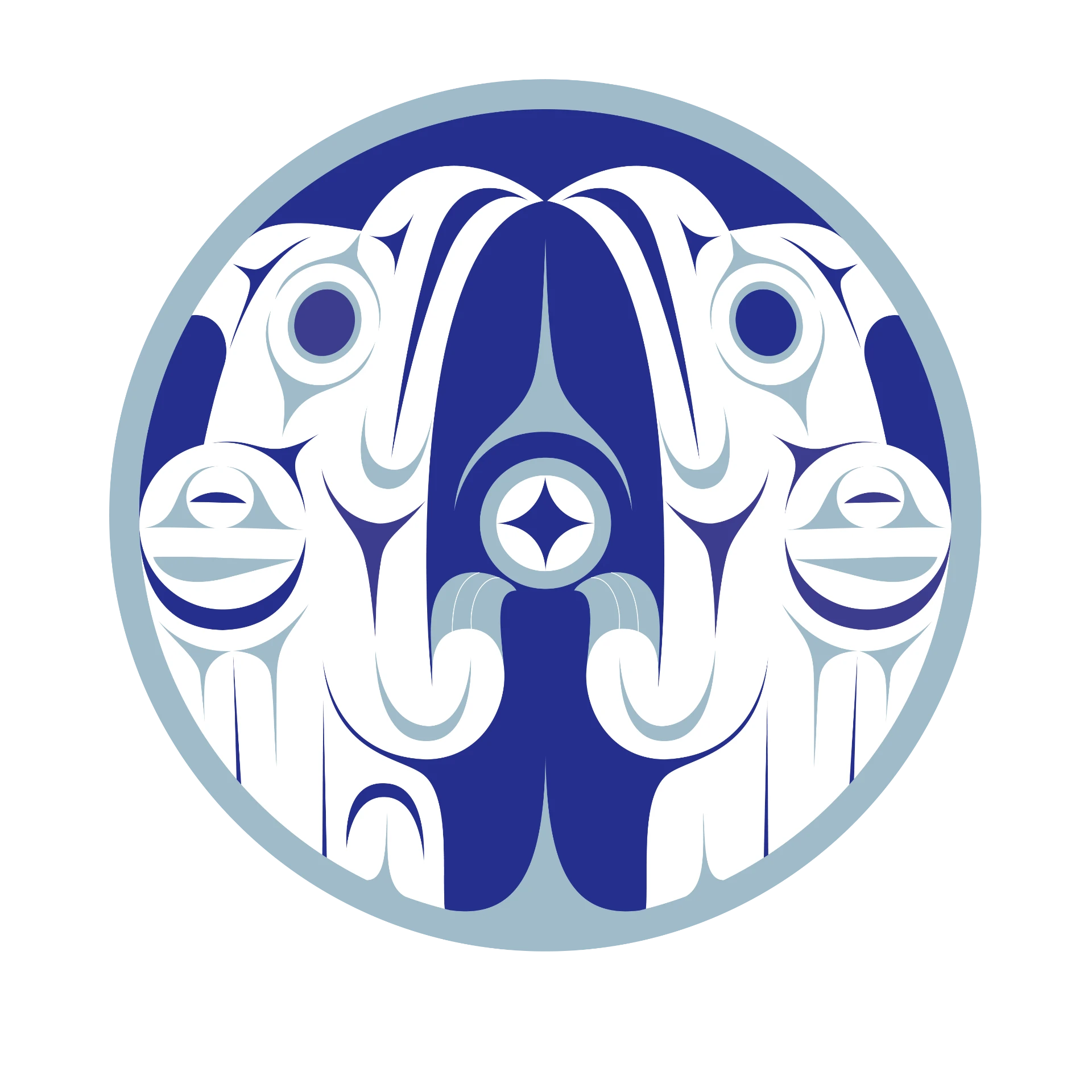Coast Salish Thunderbird design